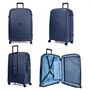 Voir la diapositive 3 : Delsey Grande valise rigide Beaumont TSA Polypropylène 76cm