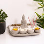 Voir la diapositive 2 : ATMOSPHERA Jardin zen en ciment - Gris
