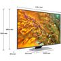 Voir la diapositive 5 : Samsung TV QLED TQ50Q80D 4K AI Smart TV 2024