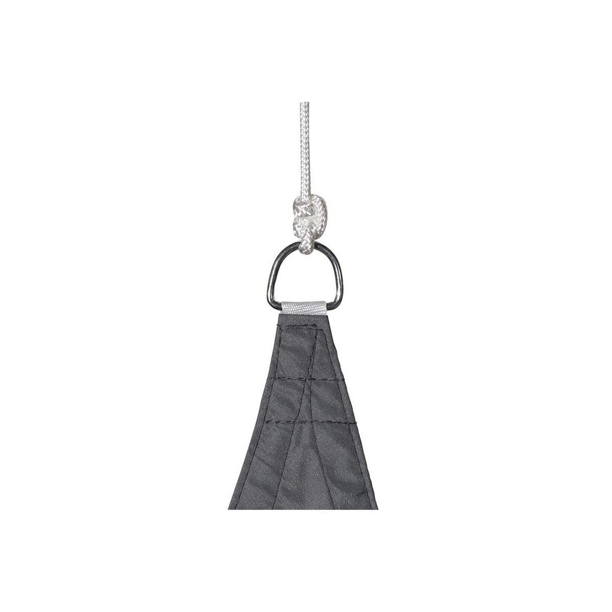 HESPERIDE Voile d'ombrage triangulaire Curacao - 3 x 3 x 3 m - Gris