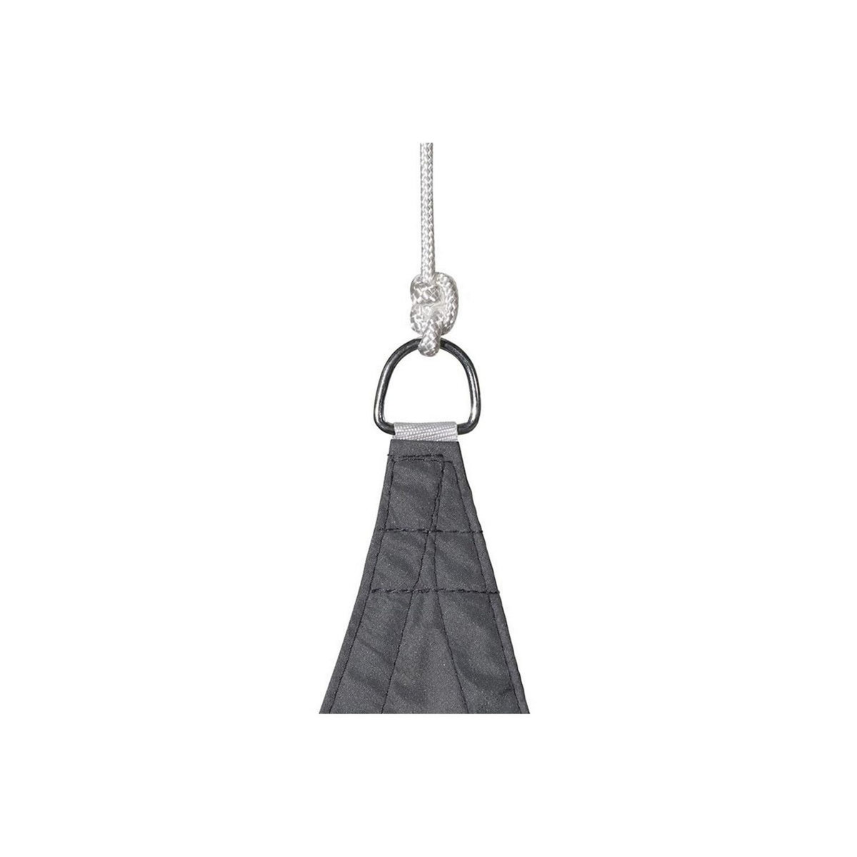HESPERIDE Voile d'ombrage triangulaire Curacao - 3 x 3 x 3 m - Gris