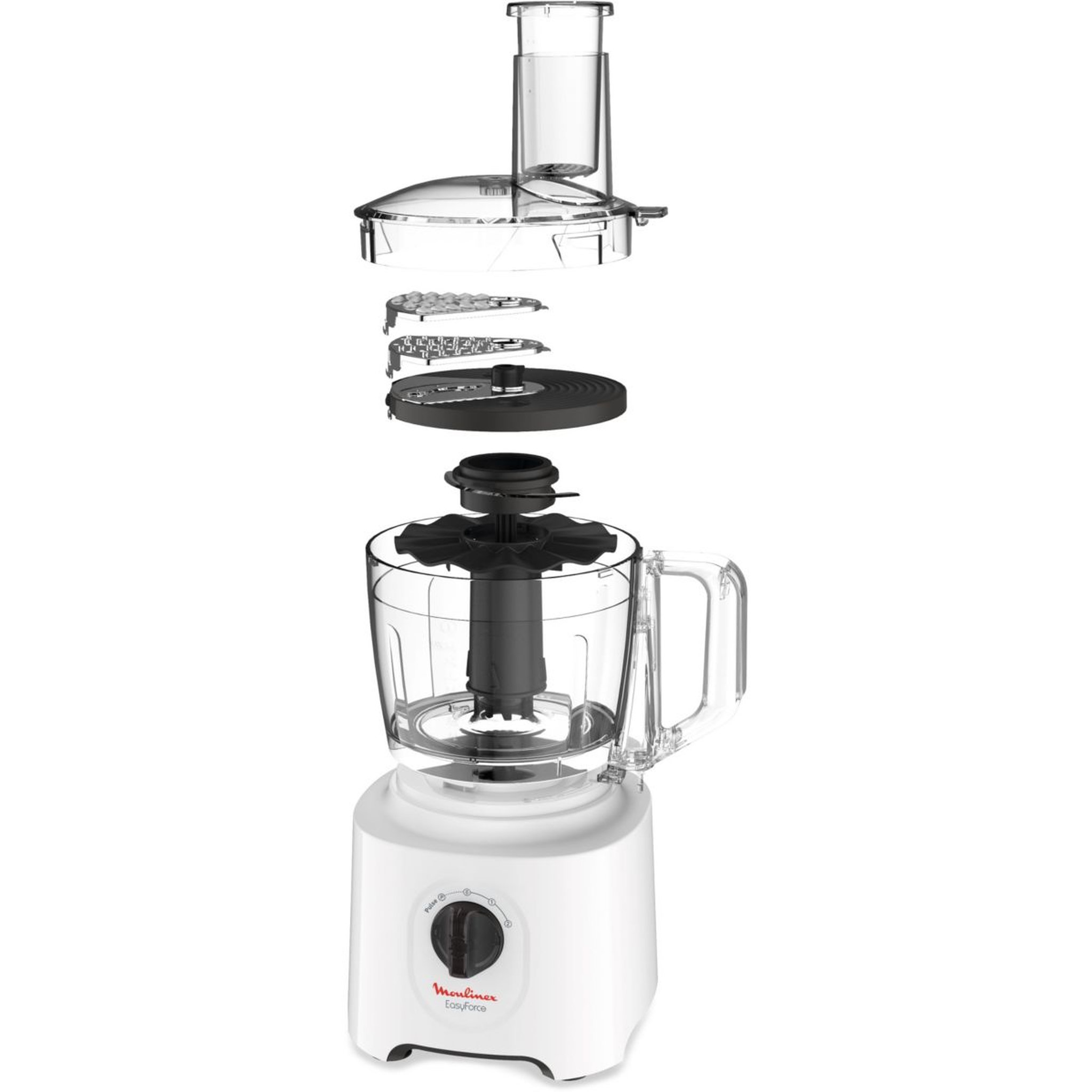 Voir la diapositive 4 : MOULINEX Robot multifonction FP244110 EASYFORCE 700W