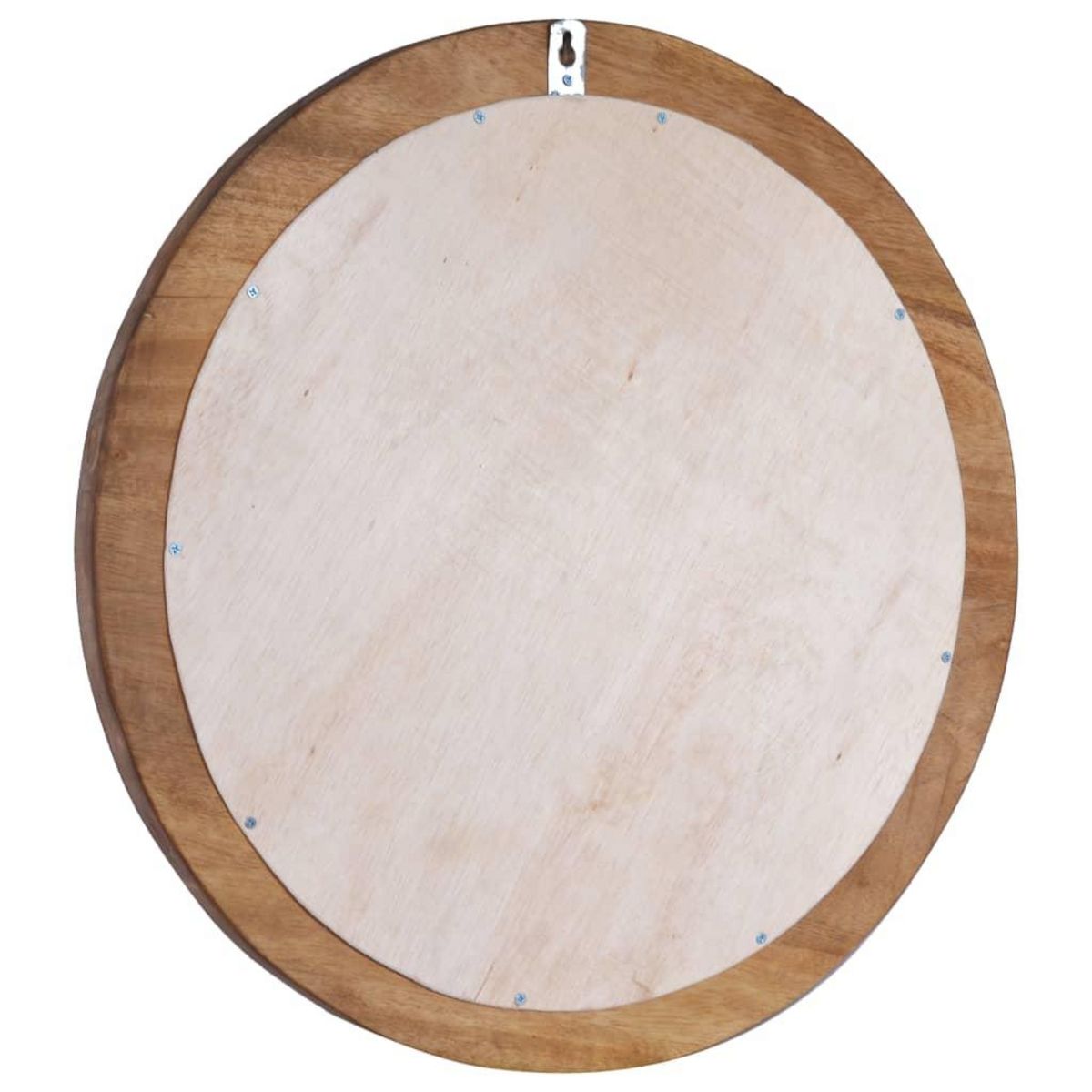 VIDAXL Miroir mural 60 cm Teck Rond