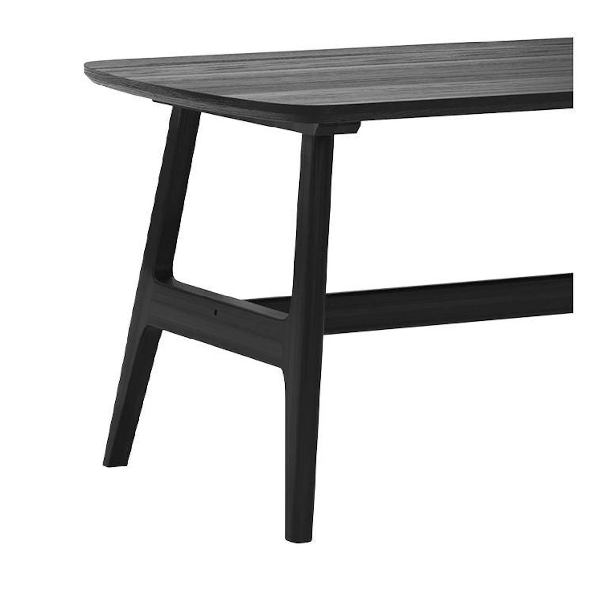 Rendez vous déco Table basse 120 cm en bois noir-Suly