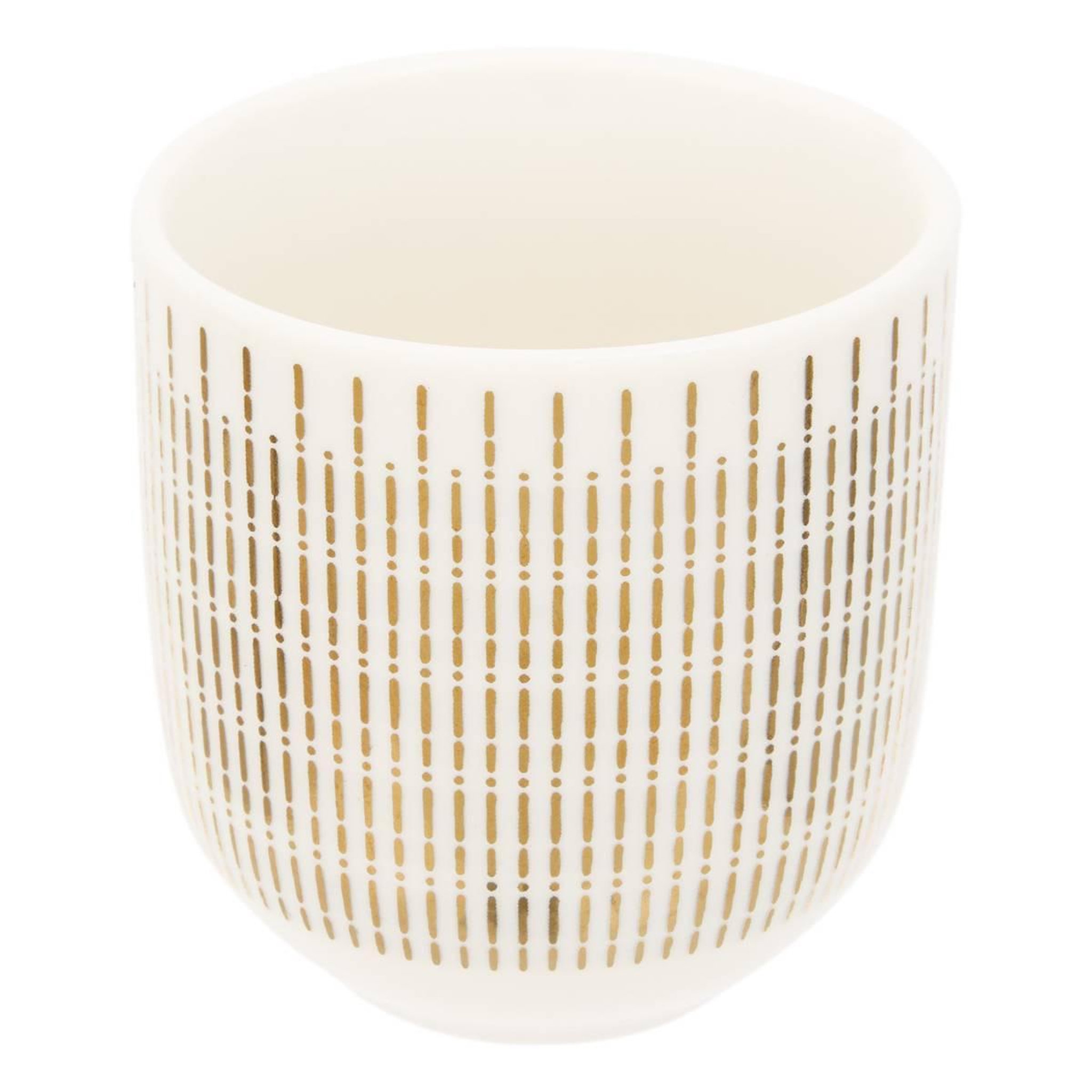 Voir la diapositive 2 : SECRET DE GOURMET Coffret 6 tasses à espresso  lunis  10cl doré