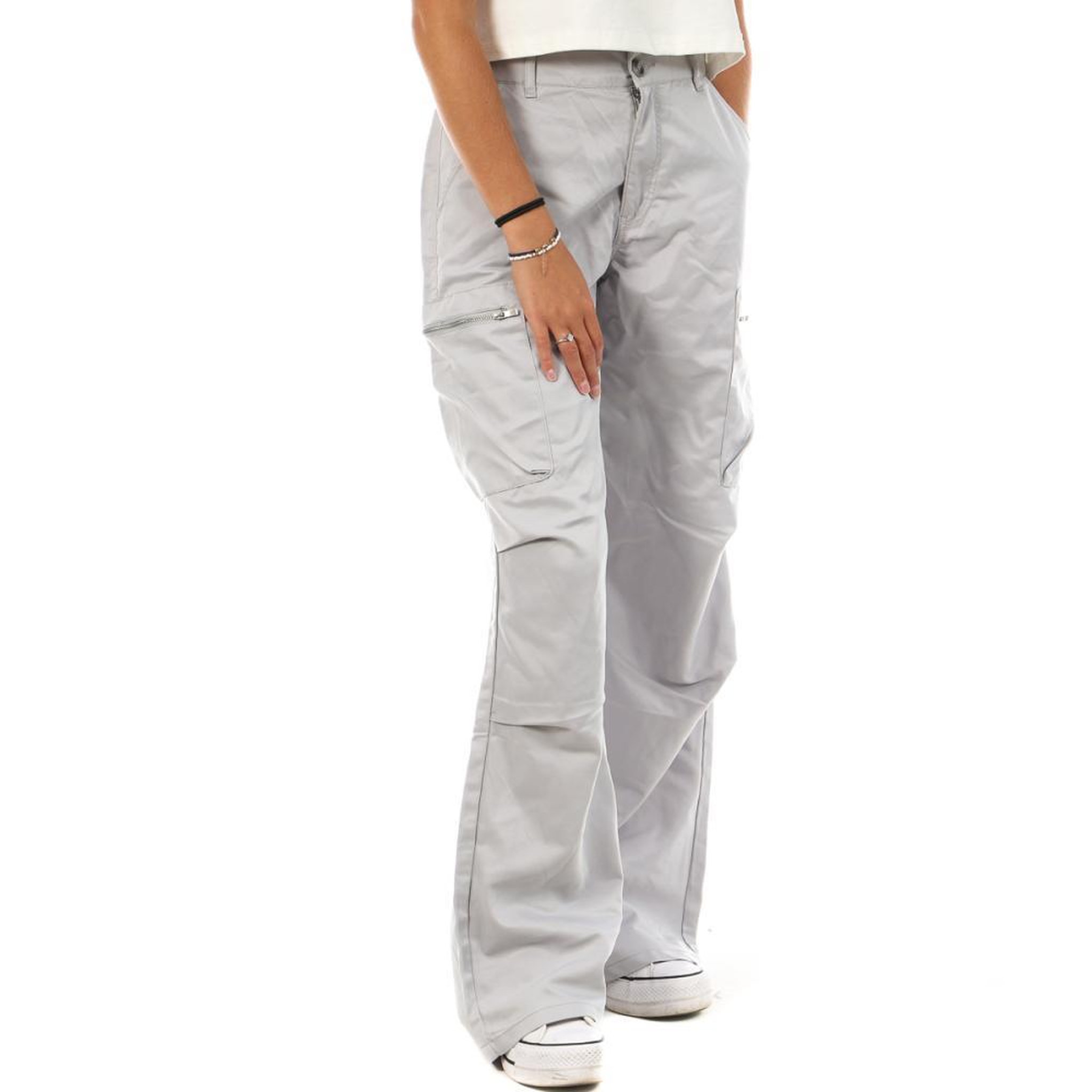 Voir la diapositive 1 : MONDAY PREMIUM Pantalon fluide Gris Femme Monday Premium Parachute