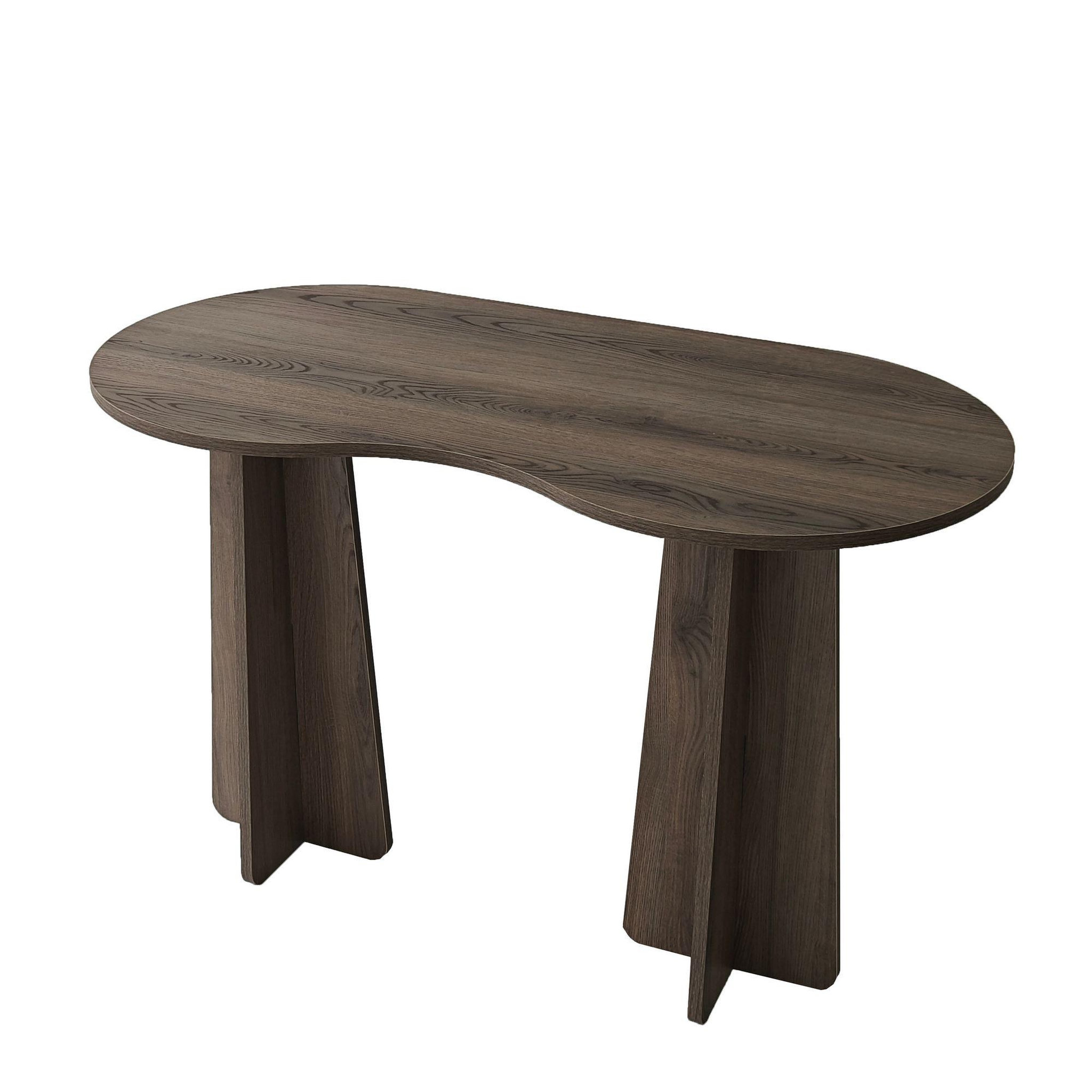 Habitat et Jardin Bureau en bois  infini  120 x 60 x 75 cm - noyer