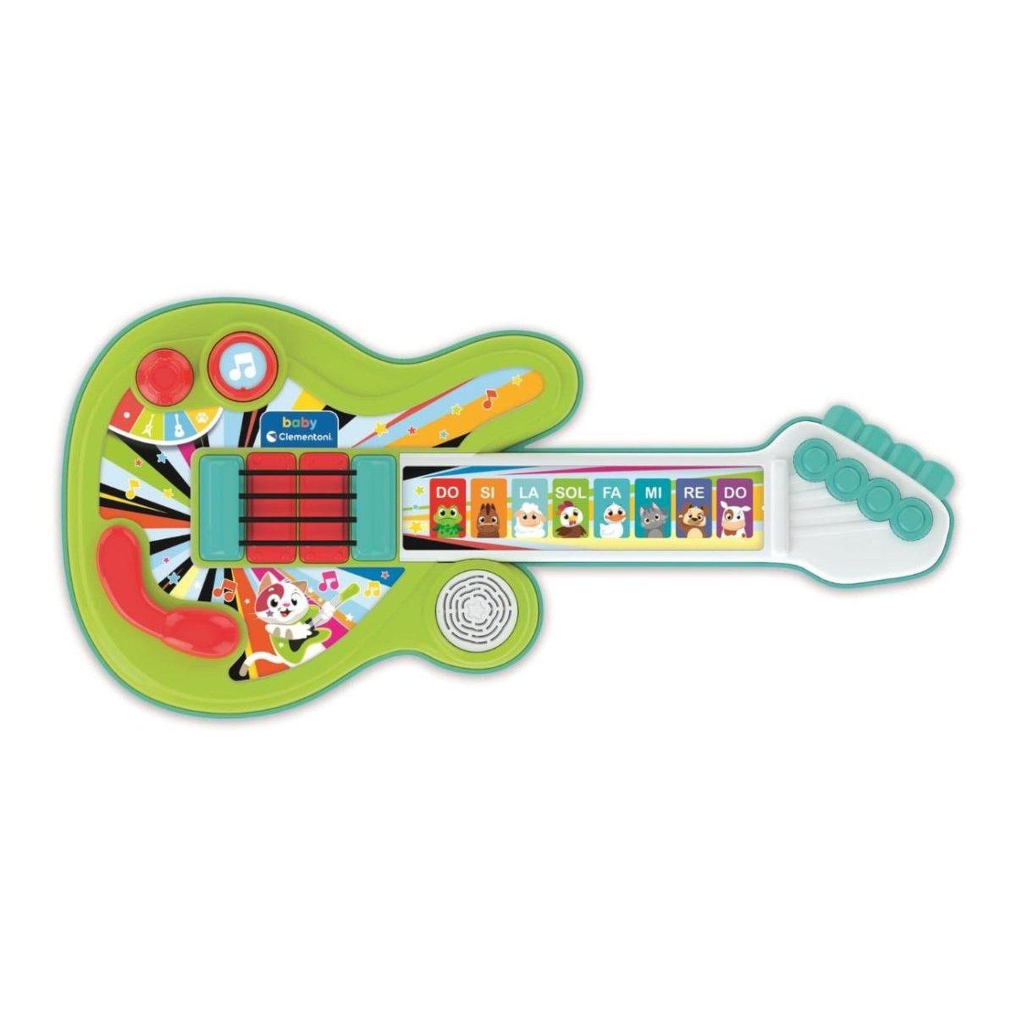 Voir la diapositive 2 : CLEMENTONI Instrument d'éveil  17639 baby - guitare interactive