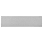 VIDAXL Tapis de couloir Gris clair 50x200 cm