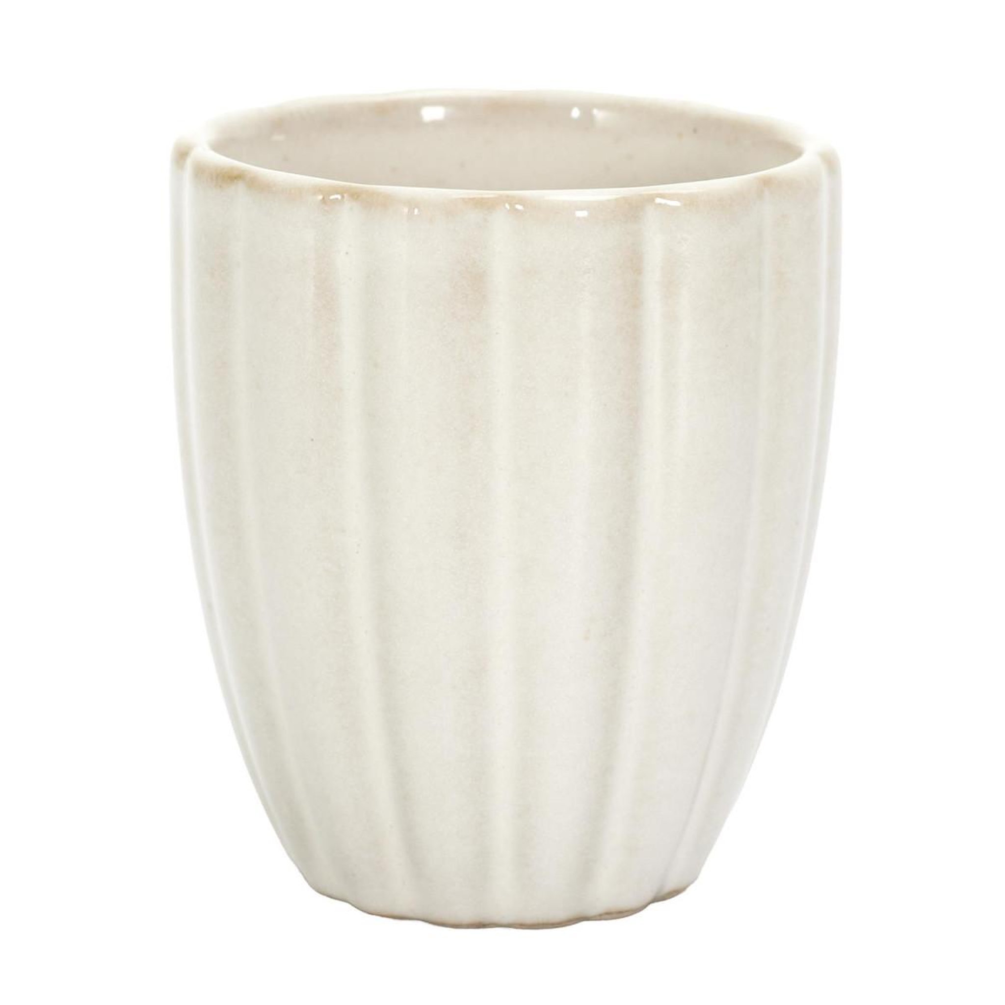 Voir la diapositive 2 : The Home Deco Factory Lot de 6 tasses à café  vlora  12cl beige