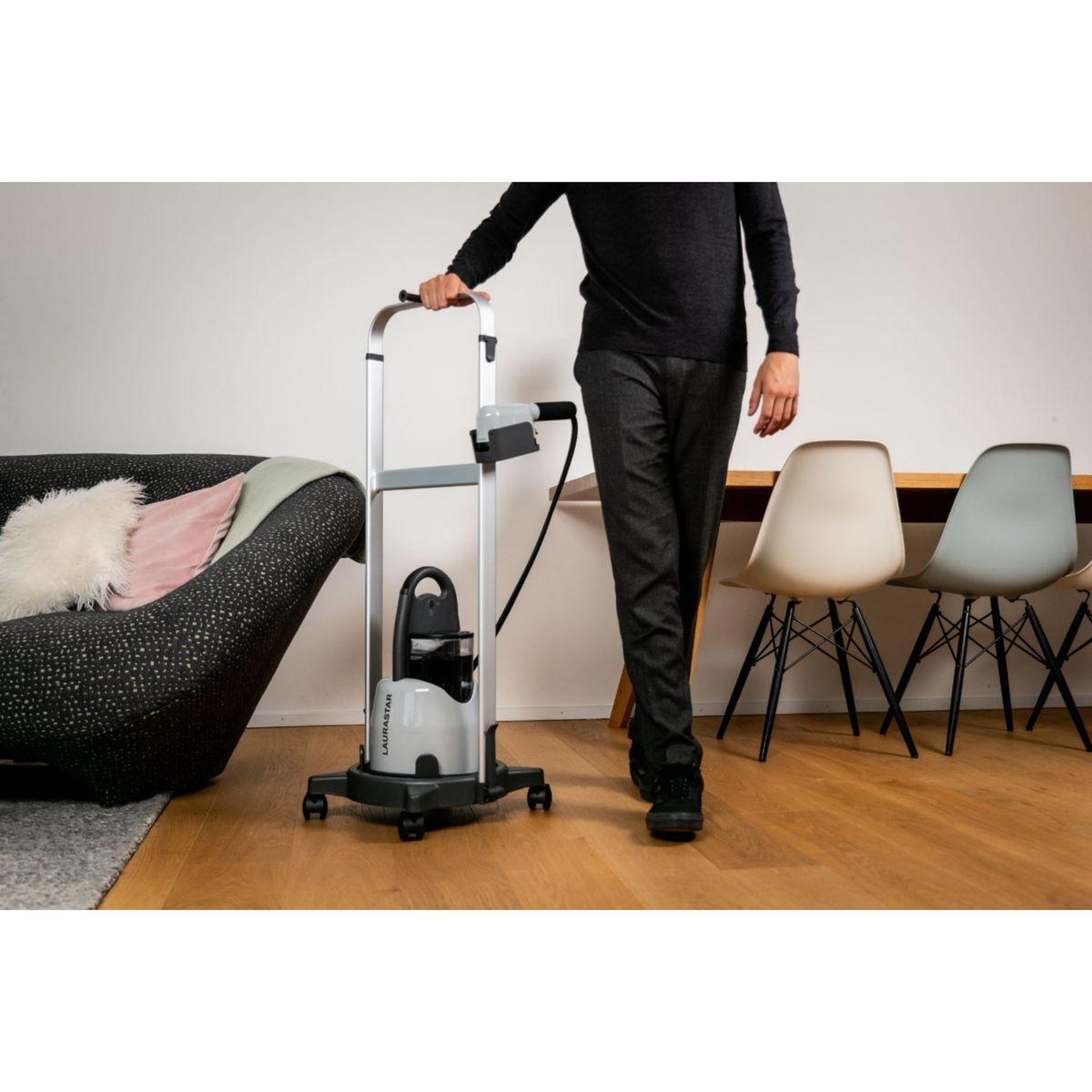 Voir la diapositive 3 : LAURASTAR Support à roulettes izzi cart pour défroisseur izzi
