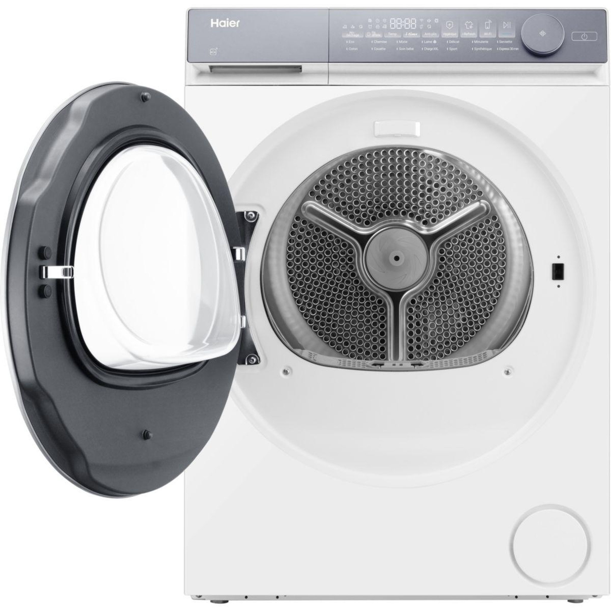 Voir la diapositive 2 : HAIER Sèche linge pompe à chaleur hd100-c367u1-fr