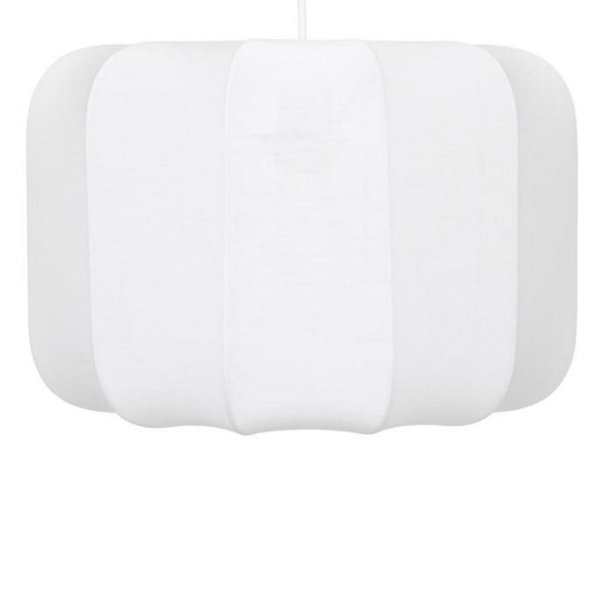 ATMOSPHERA Lampe Suspension en Coton  Tobie  37cm Blanc