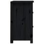 Voir la diapositive 5 : VIDAXL Tables de chevet 2 pcs Noir 40x35x61,5 cm Bois de pin massif