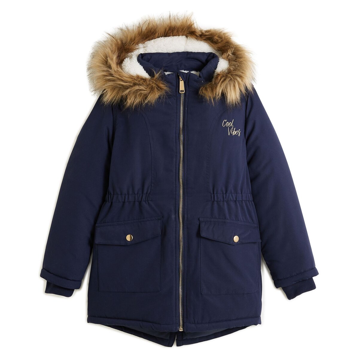 Parka doublée fille hot sale