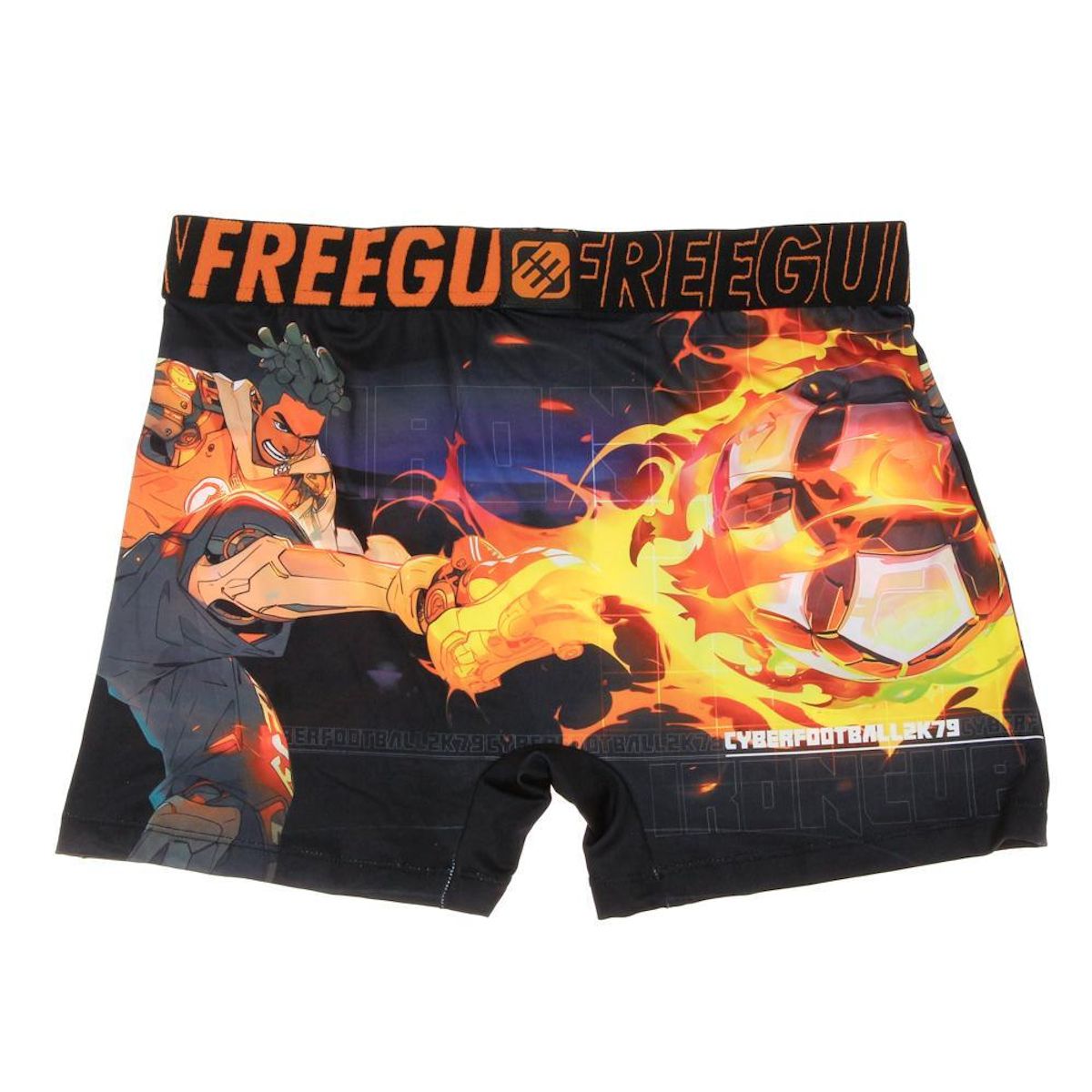 FREEGUN Boxer /Orange à Imprimés Homme Freegun NIN