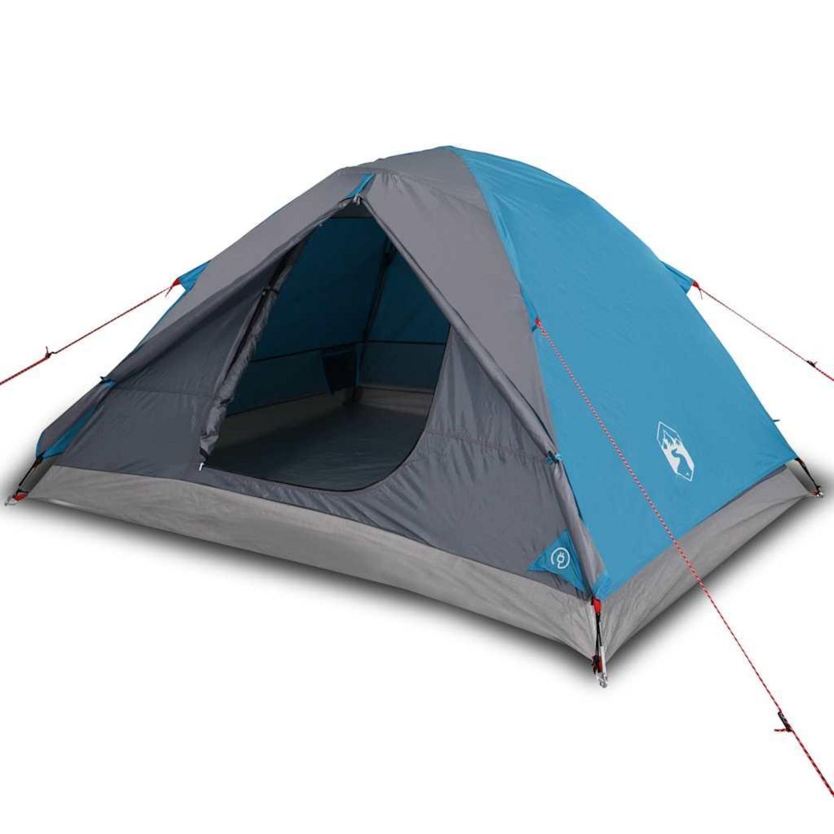 VIDAXL Tente de camping a dome 3 personnes bleu impermeable