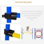 Voir la diapositive 5 : PAWHUT Agility sport pour chiens équipement complet : 6 poteaux slalom, obstacle, anneau + sac de transport bleu jaune rouge