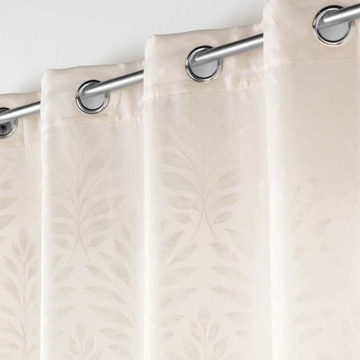 Paris Prix Rideau à Œillets Jacquard  Galilea  140x260cm Naturel