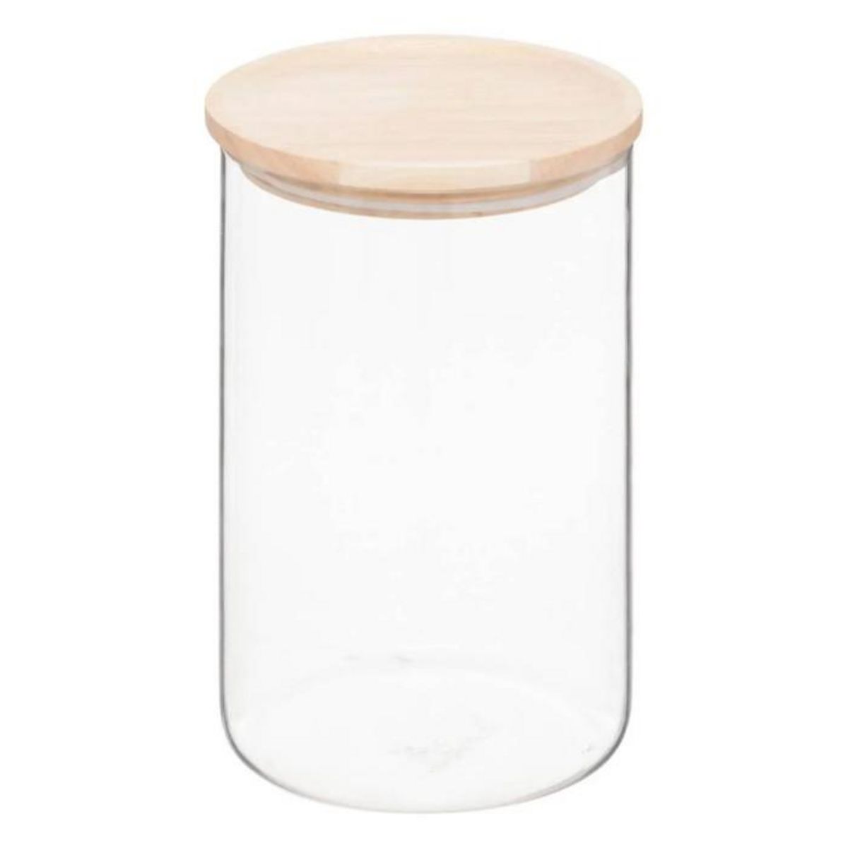 FIVE Lot de 3 Bocaux en Verre  Hermet  2,8L Transparent & Naturel