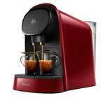 Philips Machine a cafe a capsules double espresso PHILIPS LOr Barista  LM8012/51 - Rouge + 9 capsules