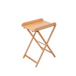 COMBELLE Table à Langer Pliante Jade en Bois Massif Vernis Naturel - Confort et Élégance pour Bébé