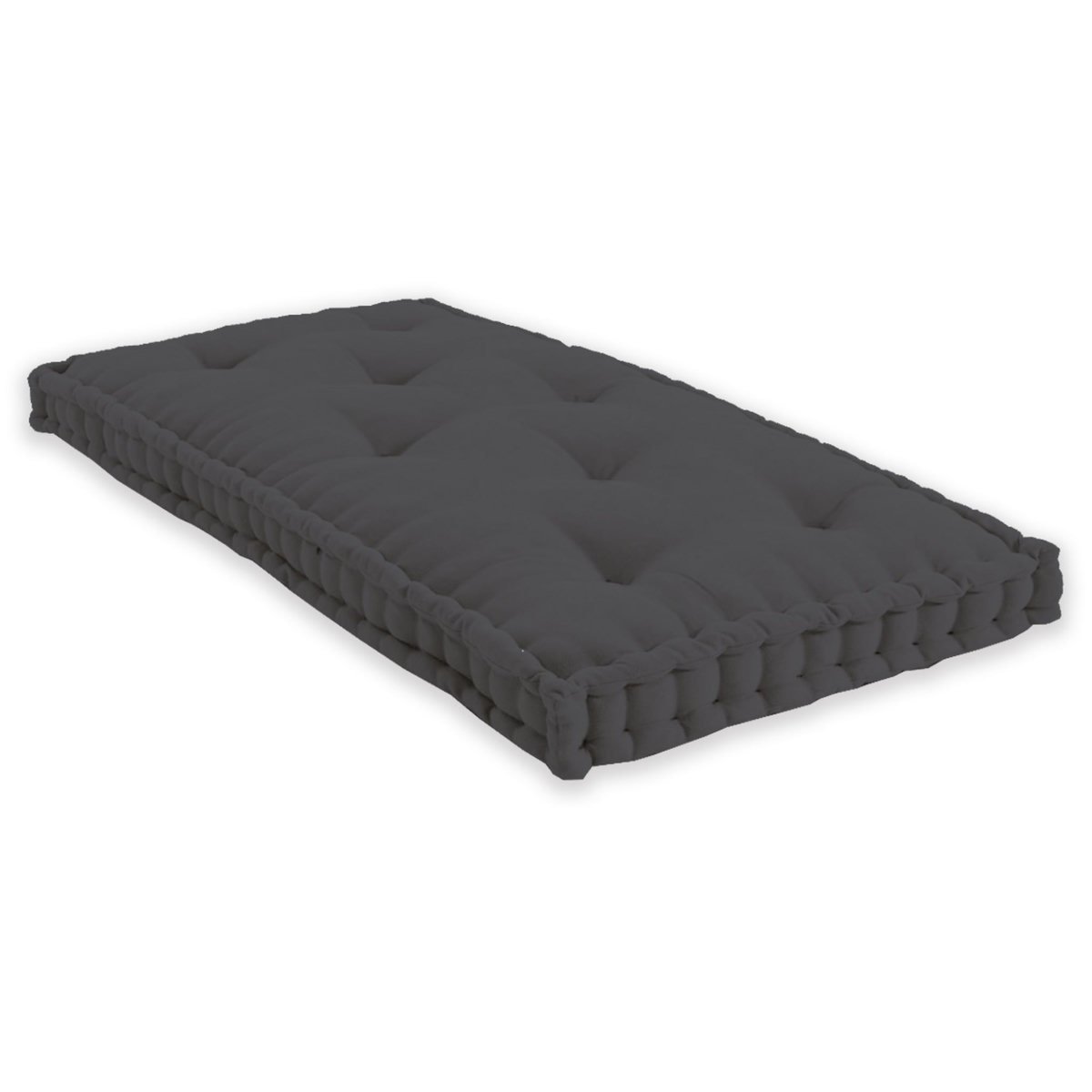 Matelas palette uni en coton