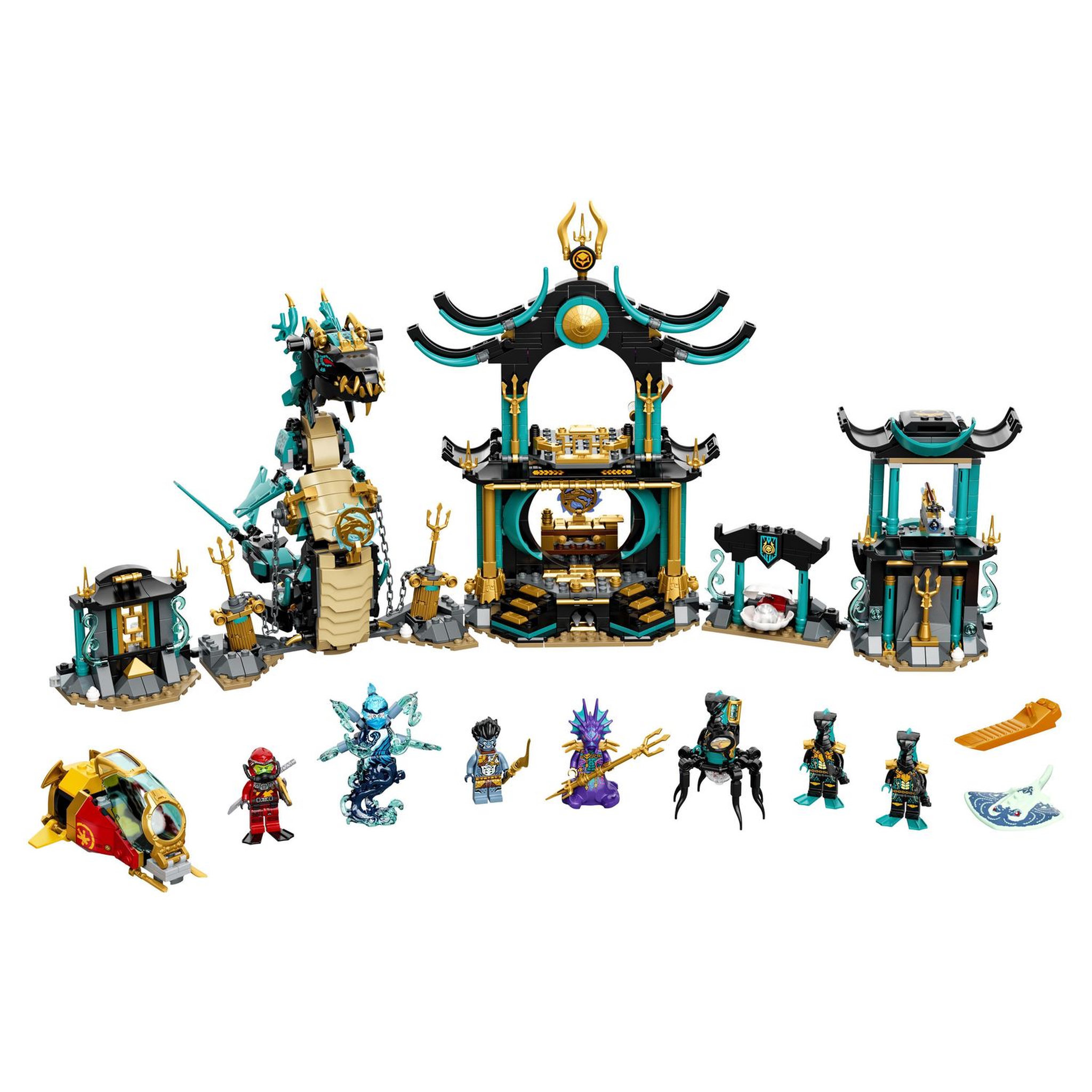 Voir la diapositive 2 : LEGO NINJAGO 71755 - Le temple de la Mer sans fin dès 9 ans
