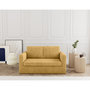 Voir la diapositive 1 : BEST MOBILIER Marilia - canapé 2 places convertible déplimousse en velours texturé