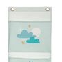 Voir la diapositive 2 : ATMOSPHERA Rangement enfant 3 pochettes bleu