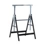 Voir la diapositive 5 : HOMCOM Lot de 2 tréteaux pliables télescopiques hauteur réglable 80-130 cm noir