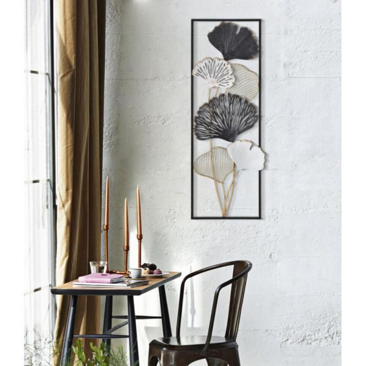 Paris Prix Décoration Murale Encadrée en Métal  Ory  90cm Multicolore