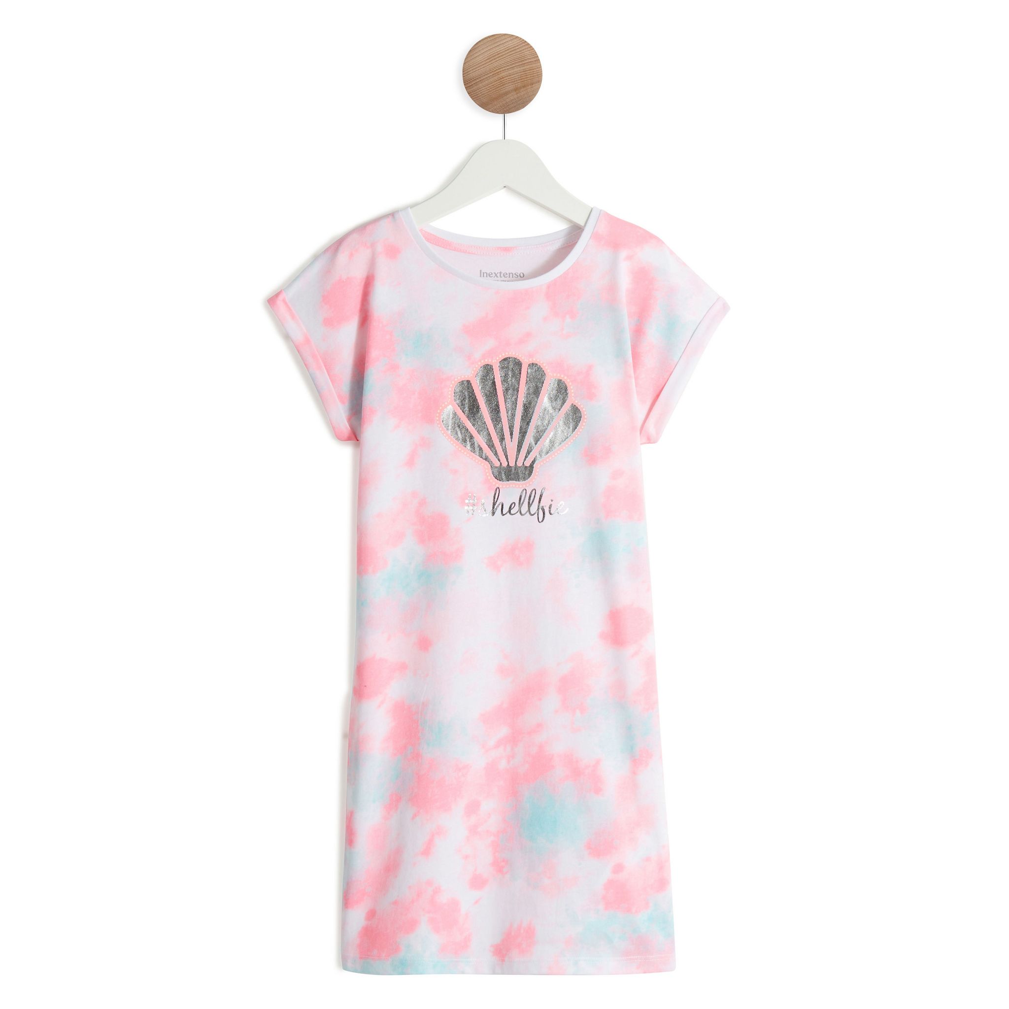 Chemise De Nuit NASA Fille - 100% Coton - Confortable - Lavable Machine