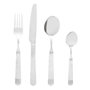 Voir la diapositive 2 : SECRET DE GOURMET Ménagère 24 Pièces en Inox  Sacha  24cm Argent
