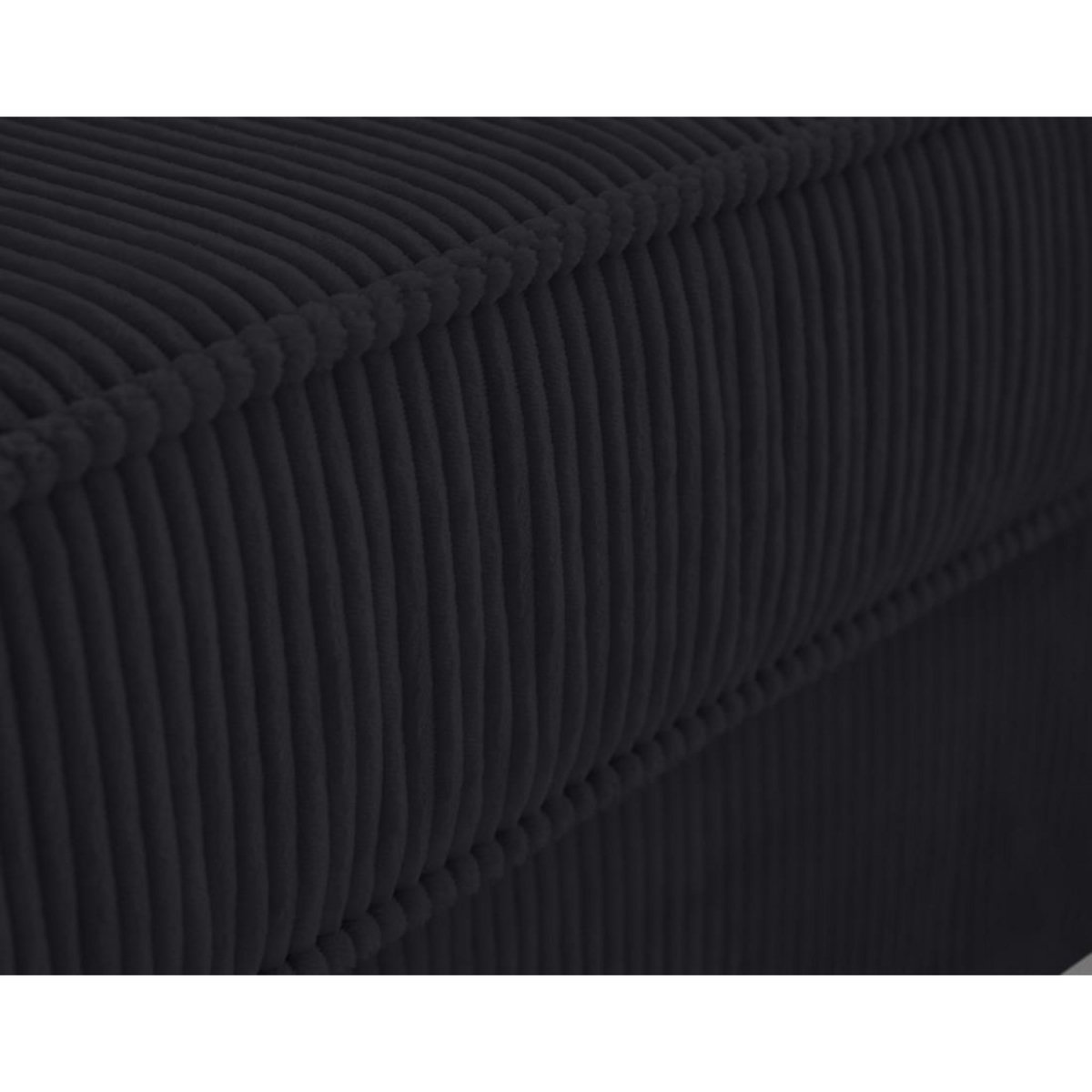 LISA DESIGN Jake - canapé déhoussable d'angle droit 5 places en velours côtelé