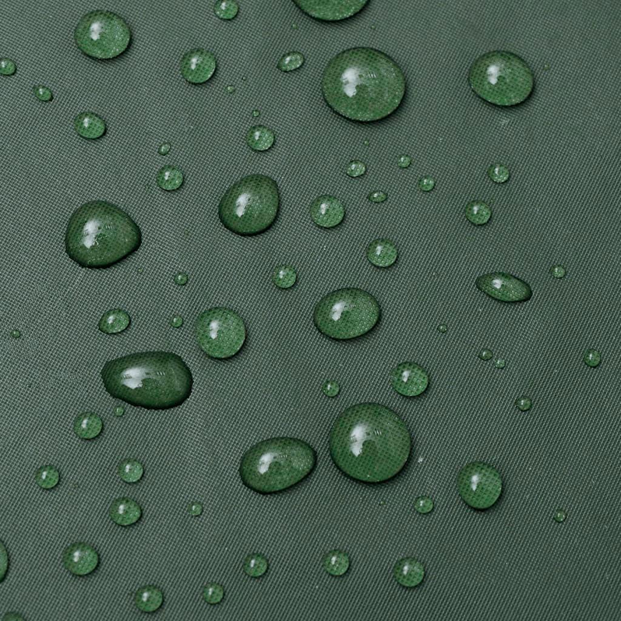 Voir la diapositive 4 : VIDAXL Manteau de pluie long impermeable resistant a capuche vert L