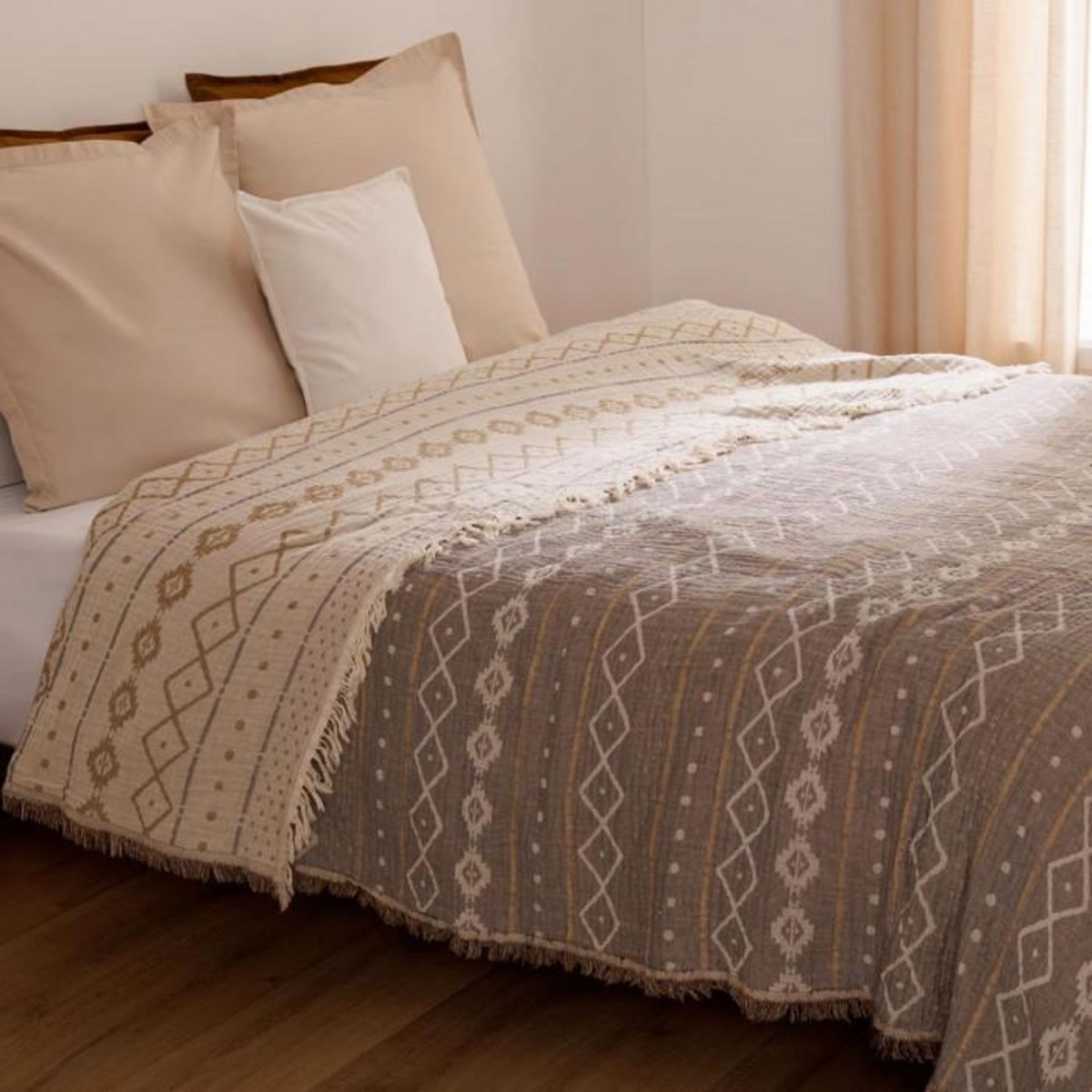 ATMOSPHERA Dessus de Lit  Inuit Dreams  240x260cm Multicolore