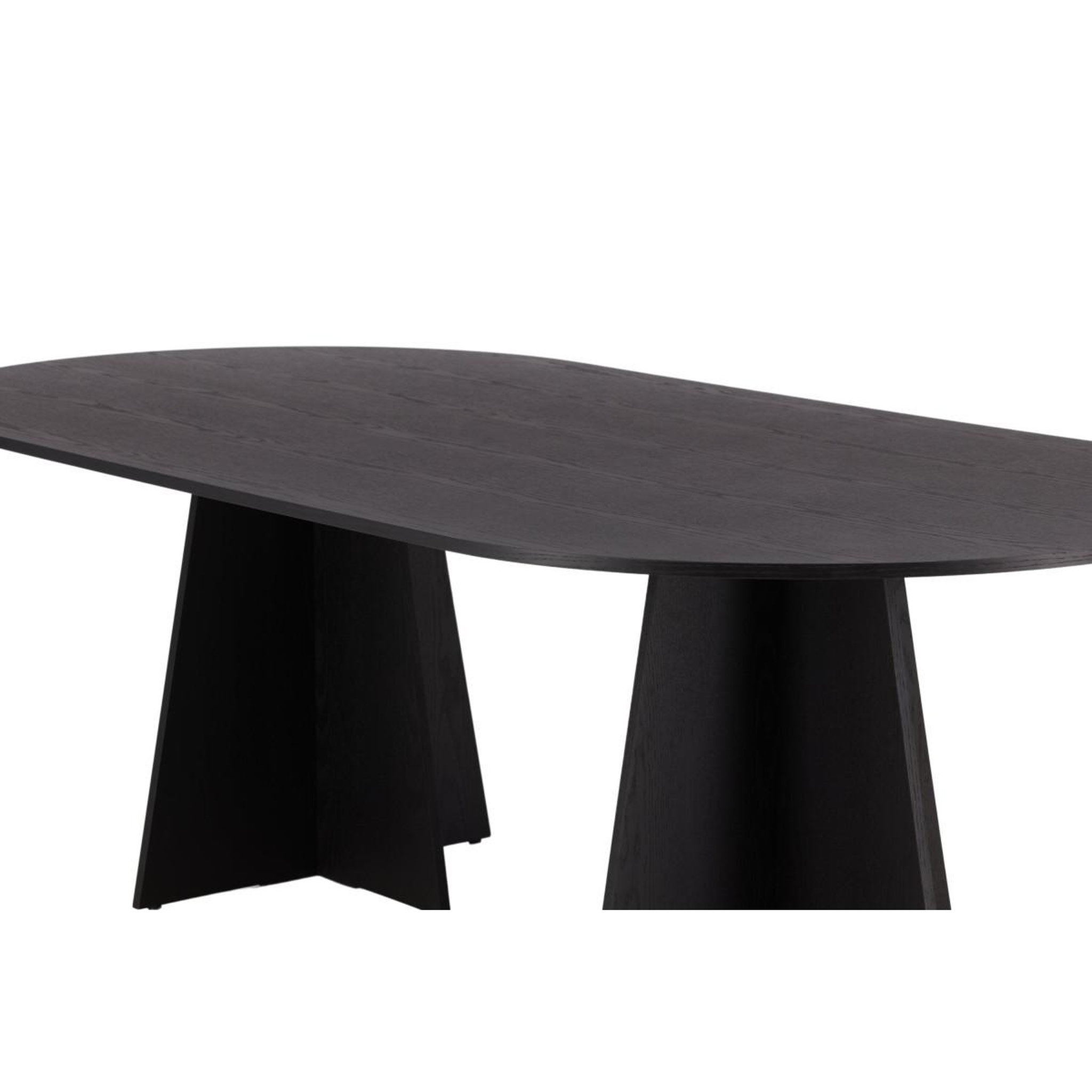 Voir la diapositive 6 : Paris Prix Table à manger design  bootcut  230cm noir