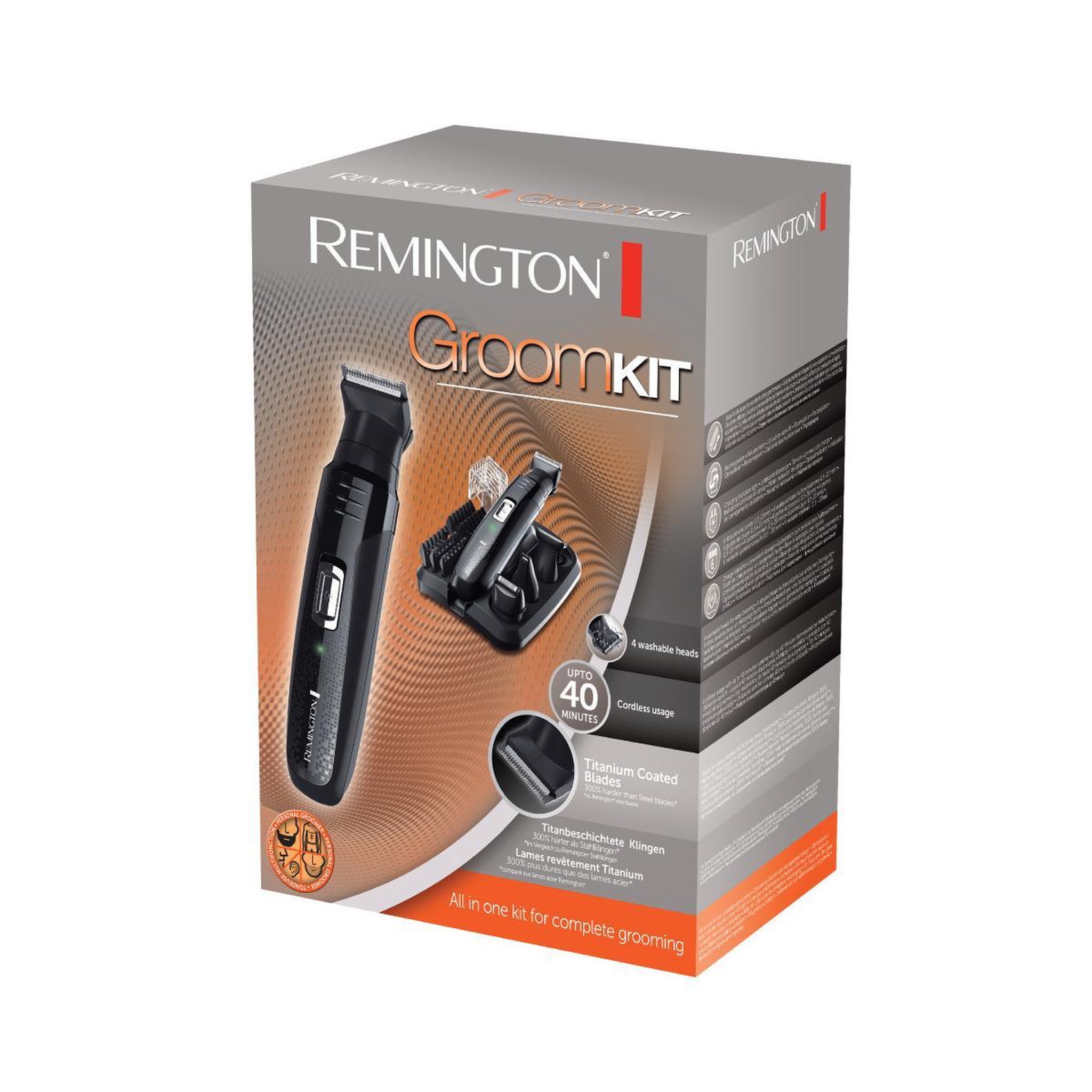 Voir la diapositive 3 : REMINGTON Remington PG6130 tondeuse corps / rasoirs Noir