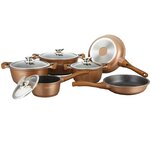 Royalty Line Batterie de cuisine Royalty Line RLBS1010M-COP Cuivre 13 pièces