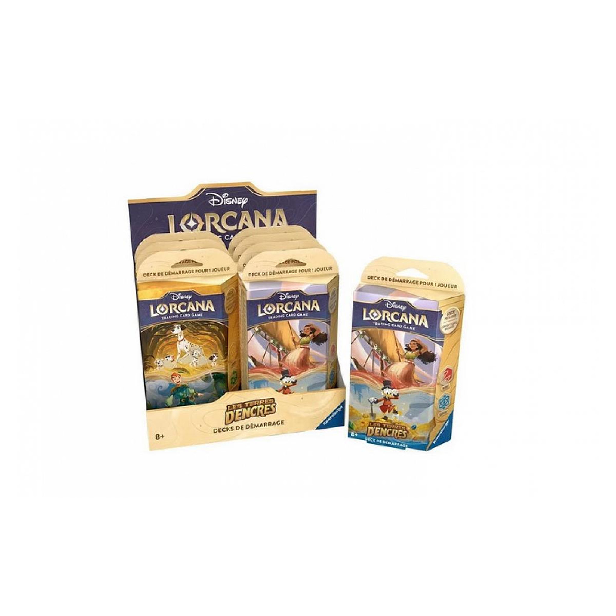 Voir la diapositive 2 : RAVENSBURGER Deck  S3 Starter pack - Pongo et Peter Pan