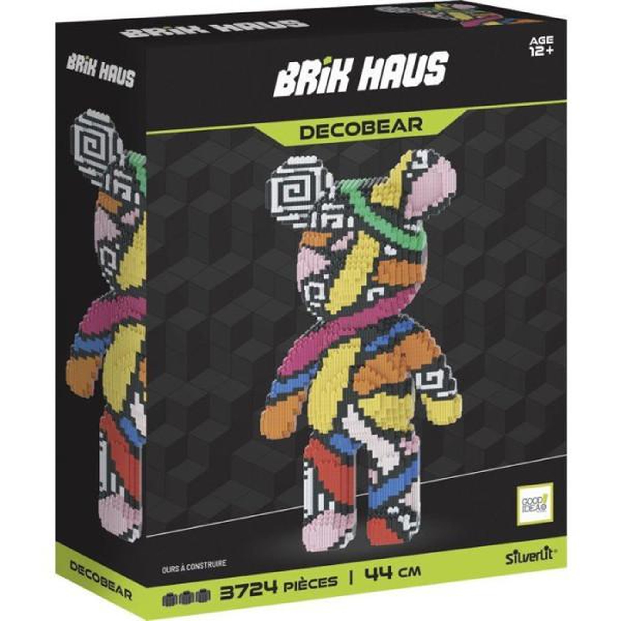 Voir la diapositive 3 : SILVERLIT Jeu de construction artistique - SILVERLIT - Brik Haus Ours XXL - Plus de 3600 pièces - Objet déco contemporain