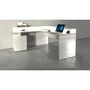 Voir la diapositive 4 : Bureau d'angle avec rehaussement 3 tiroirs L180 cm VASTO