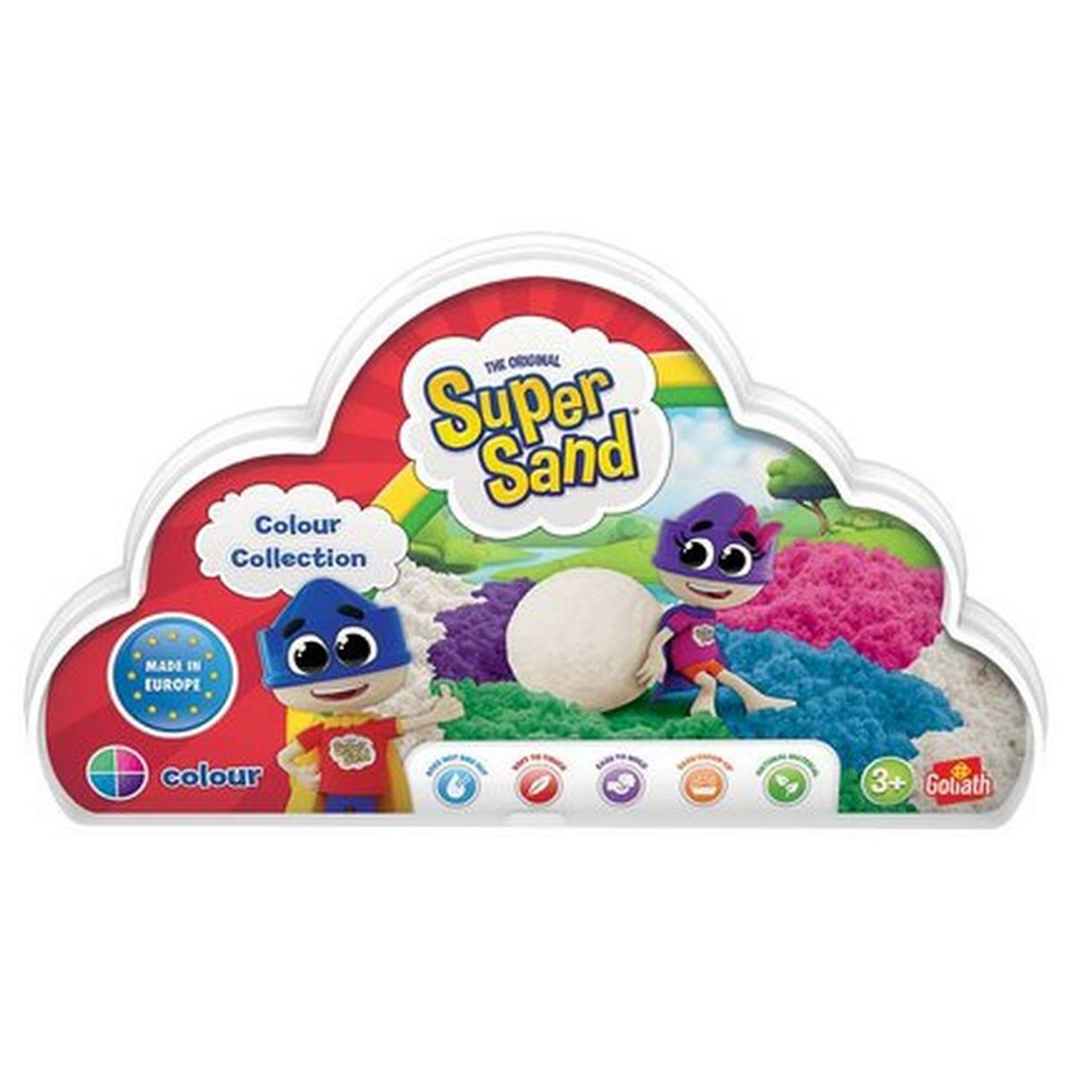 GOLIATH Super Sand Recharge sable coloré - rose et blanc