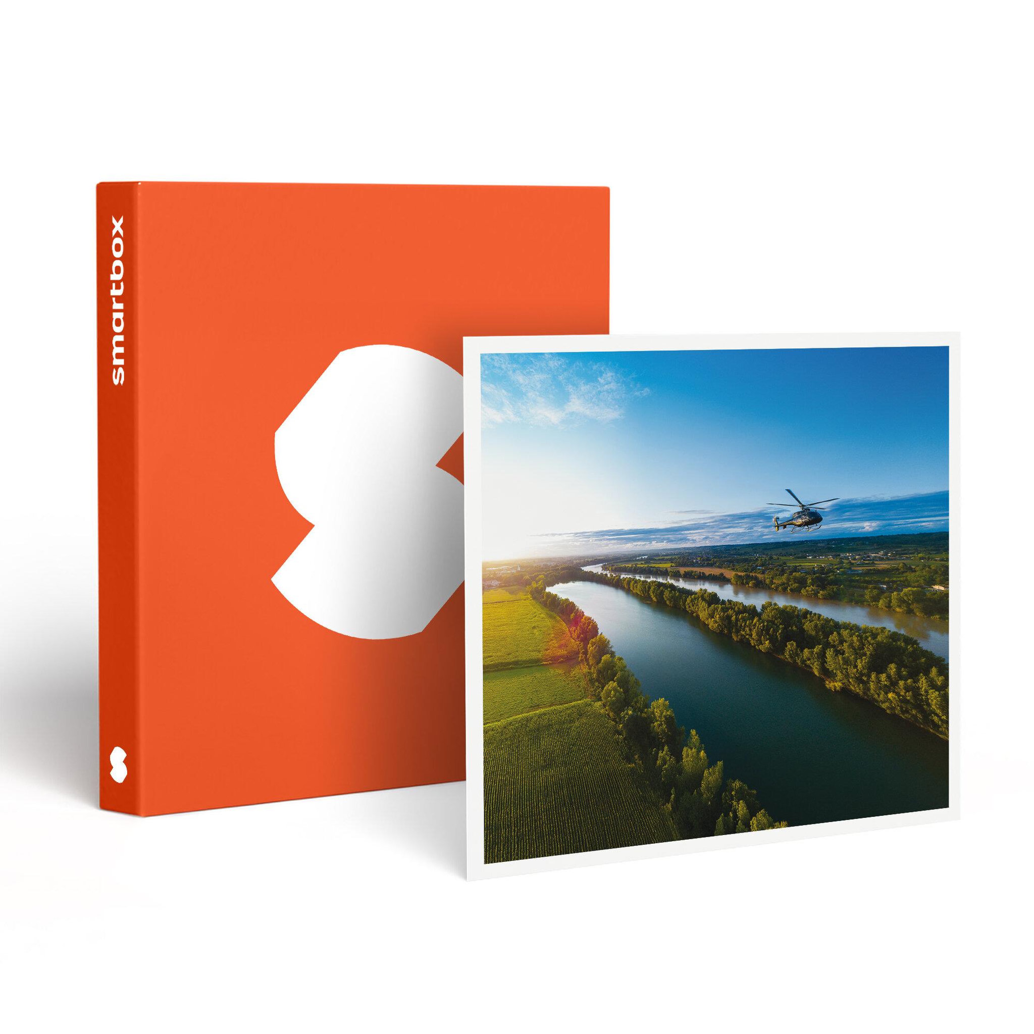 Smartbox Vol en hélicoptère de 20 min pour 2 personnes au-dessus de bordeaux et ses environs - coffret cadeau sport & aventure