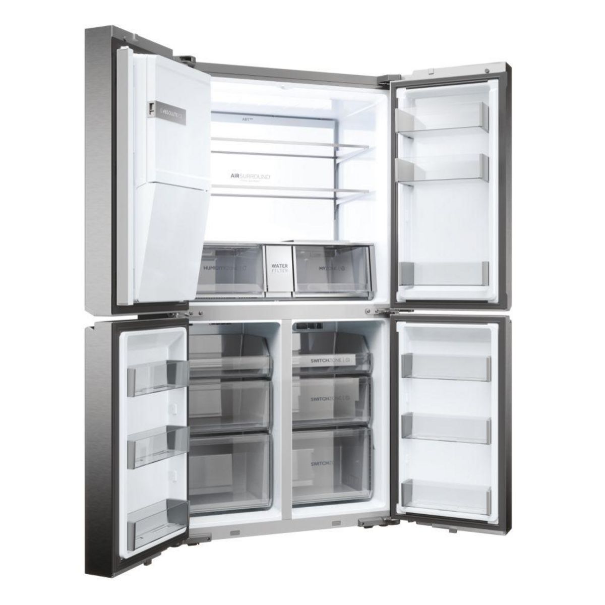 HAIER Réfrigérateur américain 90cm 601l nofrost - HCR7918EIMP