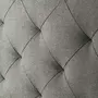 MARCKONFORT Tête de lit Milano 150x60 cm, Losanges en Tissu Gris, 8 cm d'épaisseur
