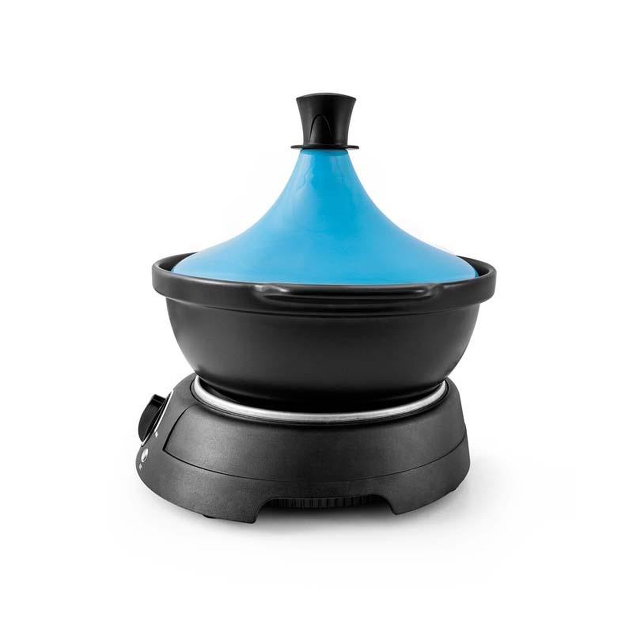 Voir la diapositive 5 : KITCHENCOOK Kitchencook - tajine électrique k-jine 3 bleue - 300 w 3 l - pot en terre cuite