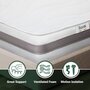 Voir la diapositive 3 : THE WHITE STONE Matelas 70 x 140 Orthopédique Antibactérienne | Hauteur 16 cm | Revêtement 3D Air en Fibre Hypoallergénique