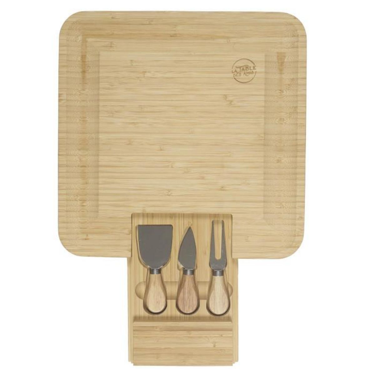 Paris Prix Planche Apéro en Bambou  La Table des Amis  33cm Naturel